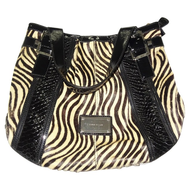 karen millen leopard print purse