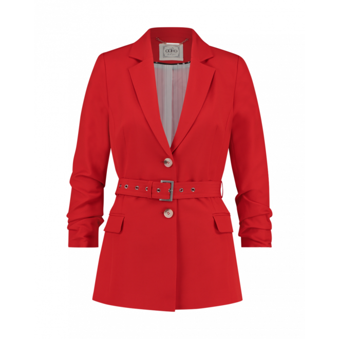 labyrint fordampning Milepæl Second hand red polyester Aaiko blazers | The Next Closet