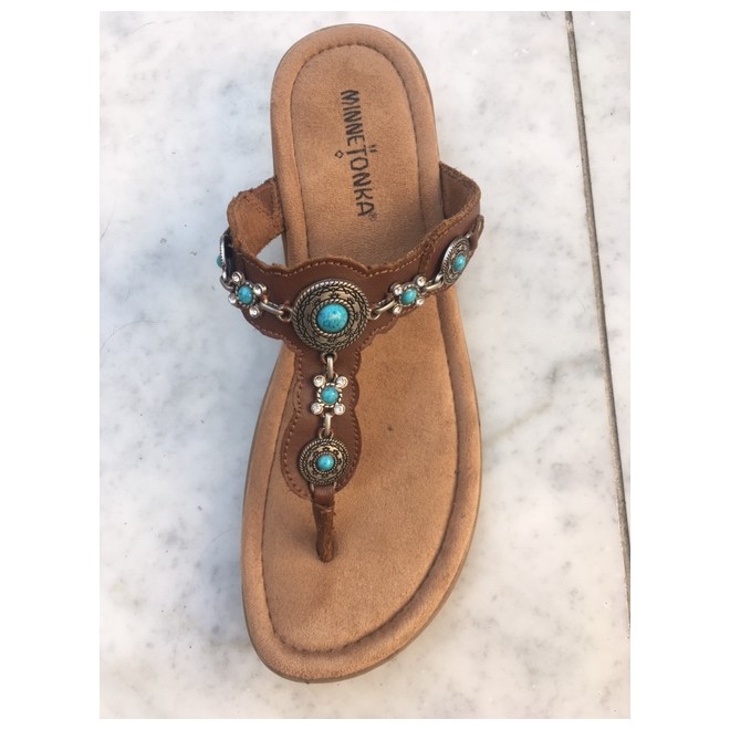 minnetonka turquoise sandals