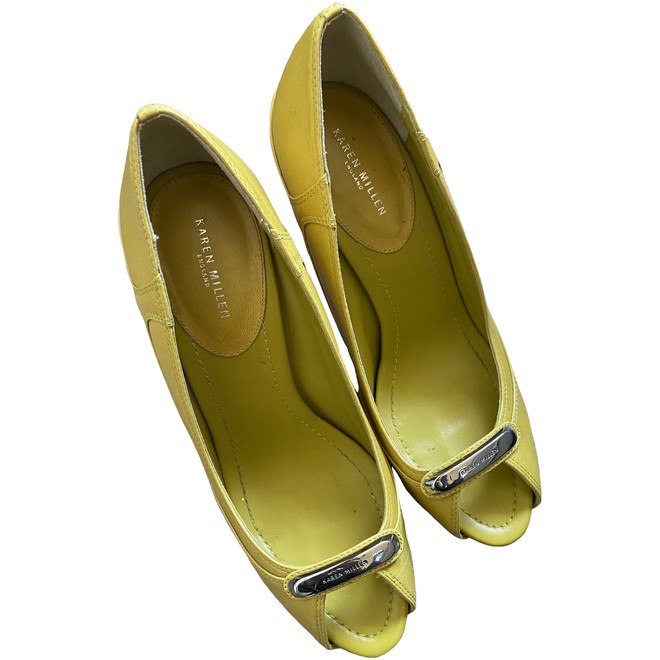 karen millen yellow shoes