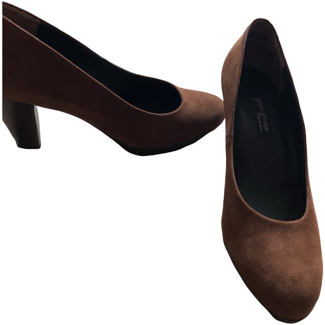 paul green suede pumps