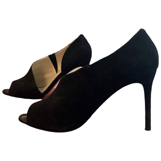 karen millen suede platform pumps