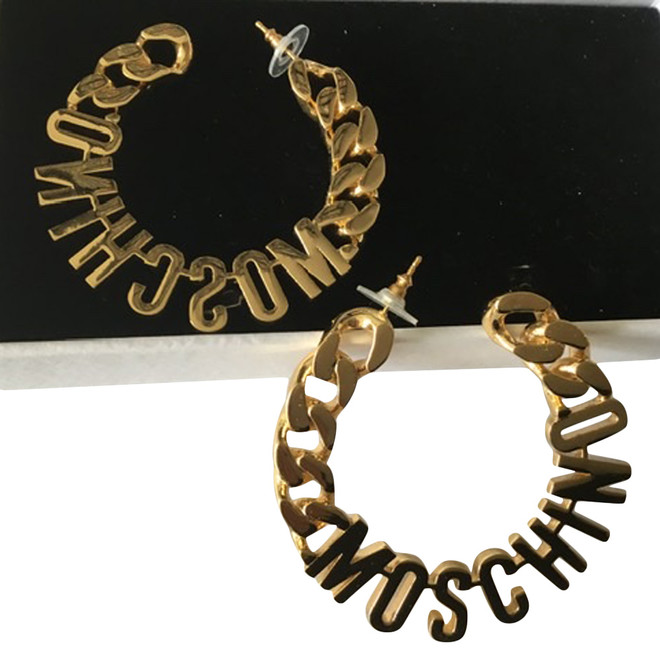 h and m moschino earrings