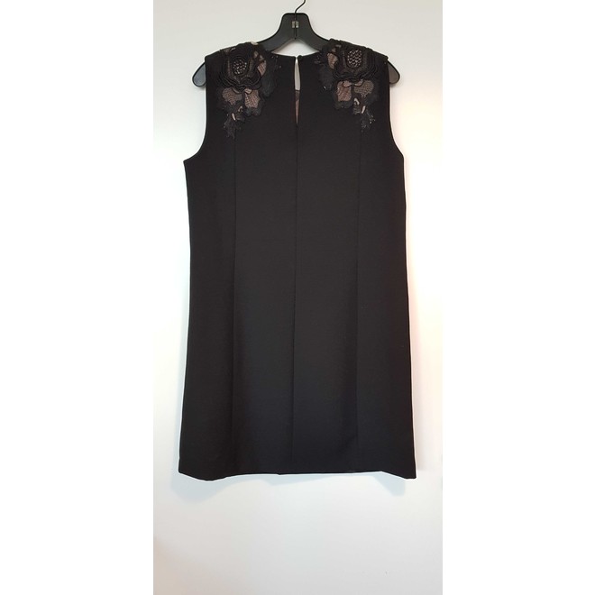 bcbg black midi dress