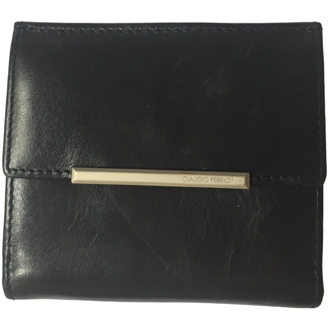 hand black leather Claudio Ferrici wallets | The Next Closet