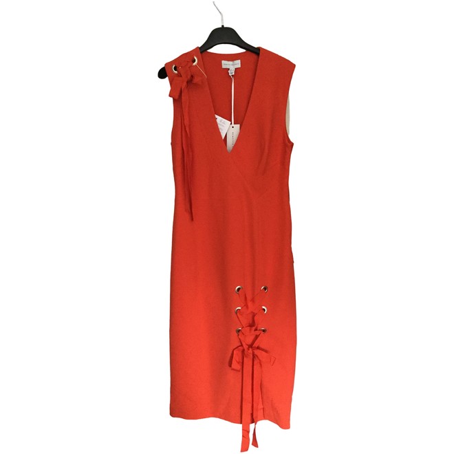 rebecca vallance orange dress