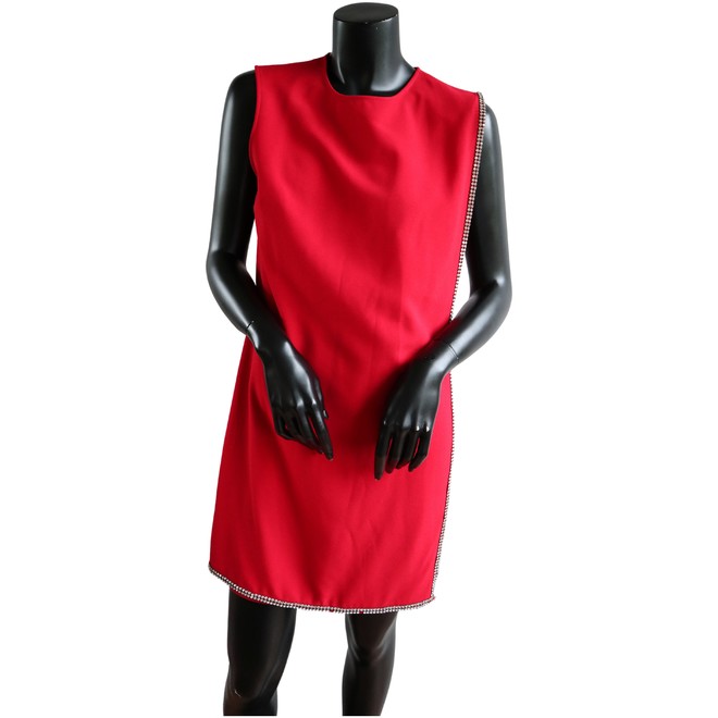 ted baker red velvet dress