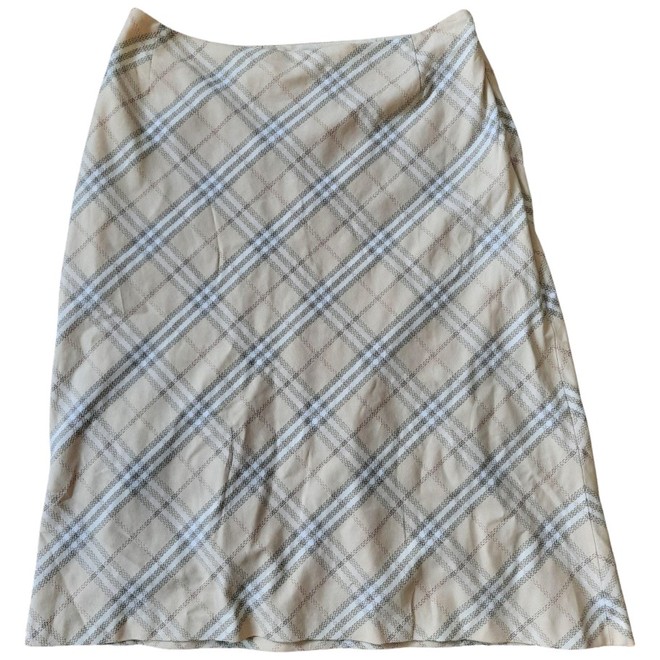 burberry midi skirt