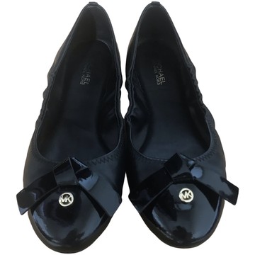 MK MICHAEL KORS STUDS FLAT SHOES  BLACK  GOLD STUDDED  US 55 M Womens  Fashion Footwear Flats on Carousell