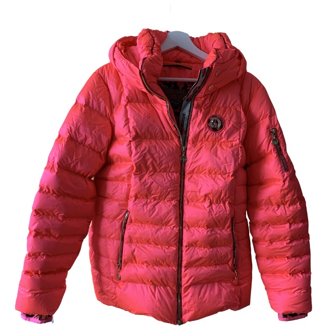 next pink padded coat