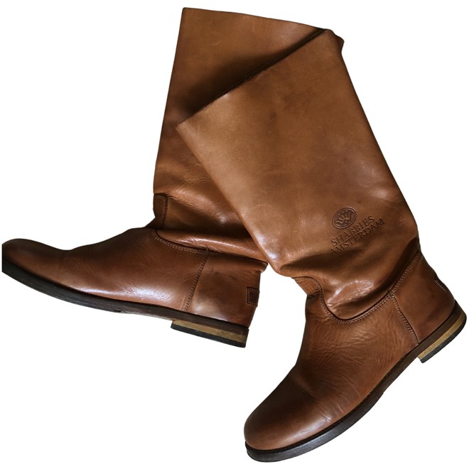 Shabbies Boots Brown Genuine Leather EU 42