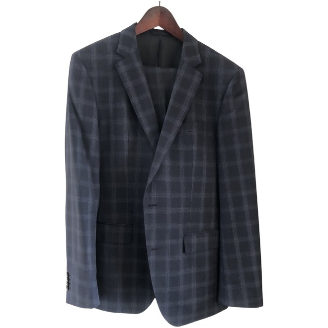 hugo boss tartan suit