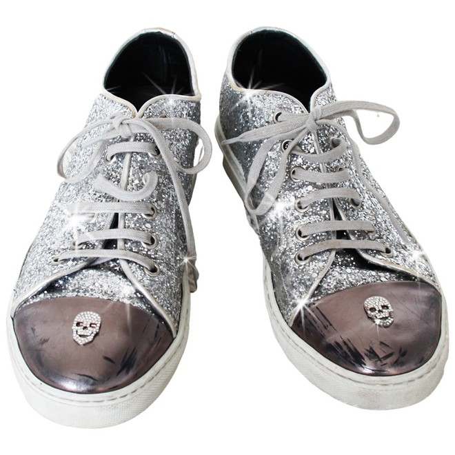 Tweedehands zilver Philipp sneakers | The Closet