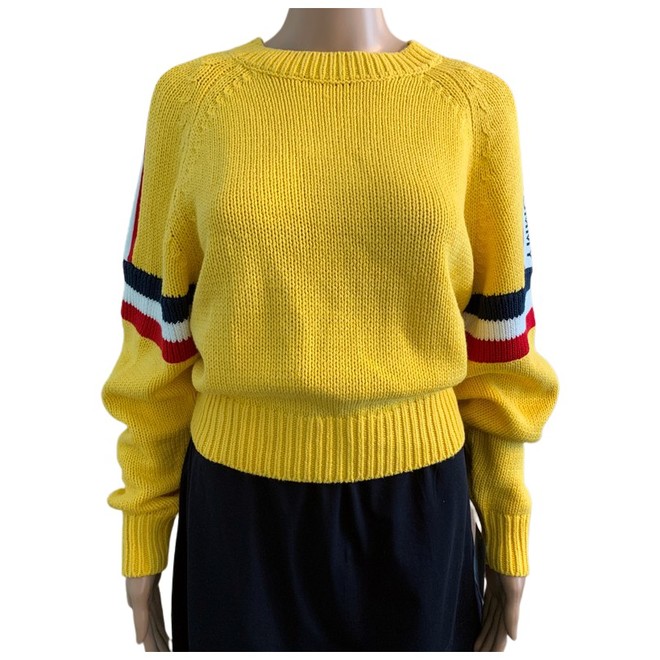 Second Hand Yellow Cotton Tommy Hilfiger Sweaters The Next Closet