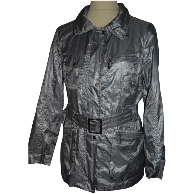 Gil Bret Classic coat - mottled dark grey - (Pre-owned) 