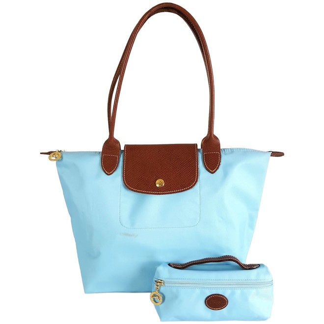 longchamp bag light blue