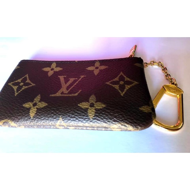 louis vuitton keychain wallet black