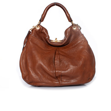 miu miu brown leather bag