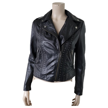 leather blazer kookai