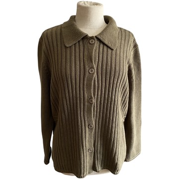 Laneus Cable Knit Robe Style Tie Up Cardigan, $520