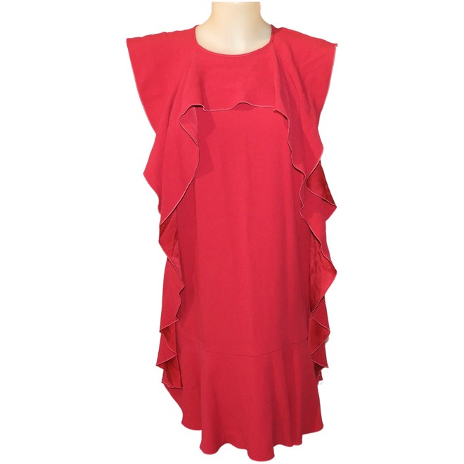 JoosTricot Red Viscose Camisole Dress