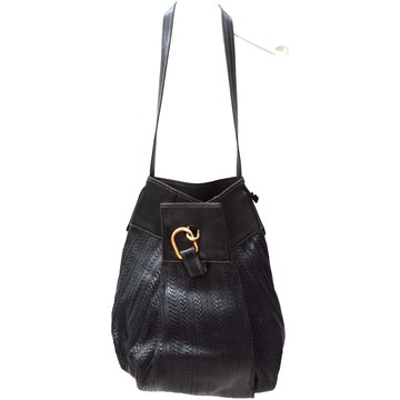 Delvaux Vintage Gorgeous Tempête Black Handbag 60s - Katheley's