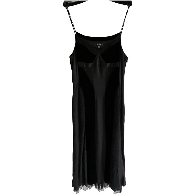 90s Vintage Pink Black Sheer Slip Dress [L, XL] – The Diamond Hanger
