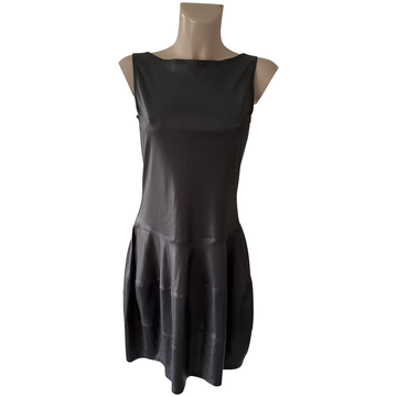 Black wrap dress - techno fabric by Sarah Pacini