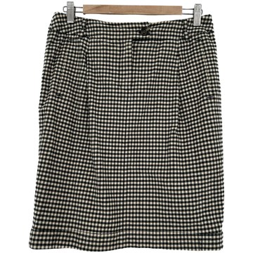 New NWT Women's Spanx Classic Plaid Perfect Mini Skirt Black/White XL