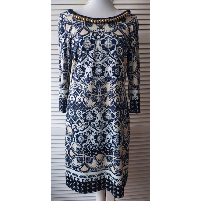 NEW Erika Peña Coco Convertible Dress in Coral Stripe XS/S