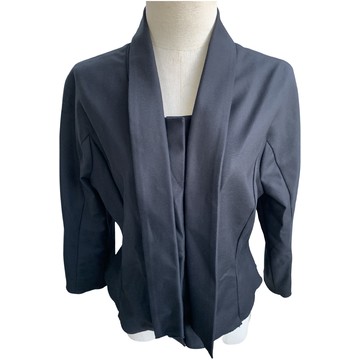 VADEL shawl solid jacket INDIGO サイズ46 :ds-2062764:フロンティア