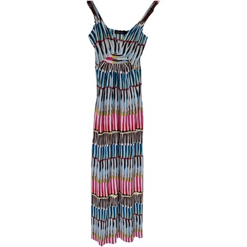 Anthropologie, Dresses, Erika Pena X Anthropologie Rita Bohemian Ruffle  Tiered Stripe Maxi Dress