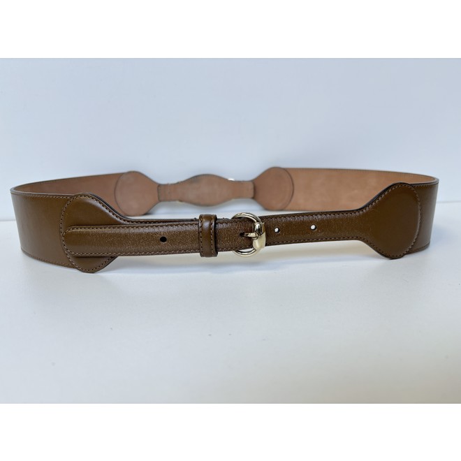 Handmade oak bark leather, heavy duty belt with solid brass buckle. —  ERNEST WALKER LTD.